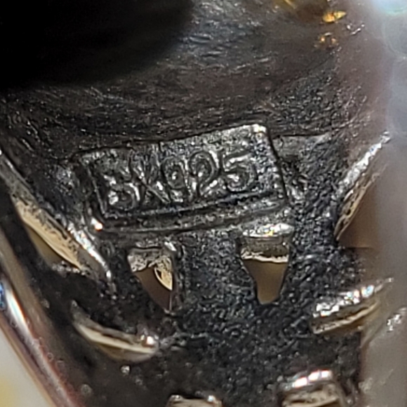 Beautiful Genuine Turquoise, Multicolored Sapphires & .925 Sterling Silv… - Picture 11 of 11